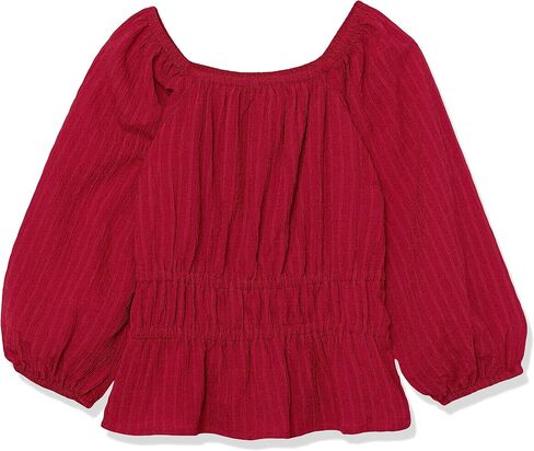 Speechless Girls' Long Sleeve Woven Peasant Top in Saudi Arabia