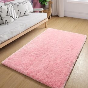 سجادة LIVEBOX قابلة للغسل مقاس 2 × 6 - سجادة مدخل حديثة بيضاء لغرفة النوم جمالية، سجادة ناعمة غير قابلة للانزلاق لردهة الدخول، سجادة مريحة عالية الوبر لممر غرفة الغسيل in Kuwait