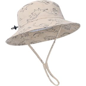 Baby Sun Hat for Boy Girl Toddler,Kids Summer UPF 50+ UV Protection Hat Wide Brim Beach Bucket Cap in Saudi Arabia