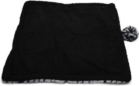 Paws & Pals Thermal Cat Self Warming Bed 20" x 17.5" - Mat for Pets Dog Kittens Puppy - Grey White Black Leopard Print in Kuwait