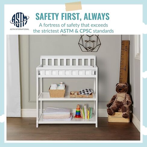 طاولة تغيير دريم أون مي أشتون، باللون الأبيض in Kuwait