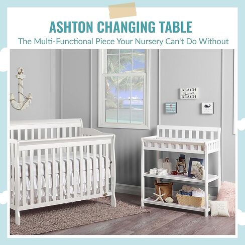 طاولة تغيير دريم أون مي أشتون، باللون الأبيض in Kuwait