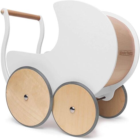 Kinderfeets Pram Walker - Toy Stroller for for Babies, Kids, and Toddlers | Sustainable and Eco-Friendly | 2-in-1 Walker and Stroller Design (Rose) in Saudi Arabia