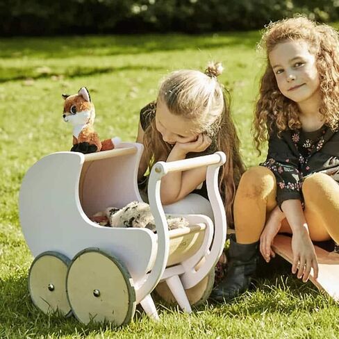 Kinderfeets Pram Walker - Toy Stroller for for Babies, Kids, and Toddlers | Sustainable and Eco-Friendly | 2-in-1 Walker and Stroller Design (Rose) in Saudi Arabia