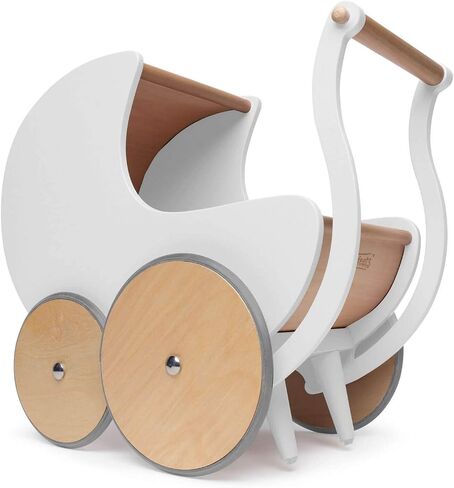 Kinderfeets Pram Walker - Toy Stroller for for Babies, Kids, and Toddlers | Sustainable and Eco-Friendly | 2-in-1 Walker and Stroller Design (Rose) in Saudi Arabia