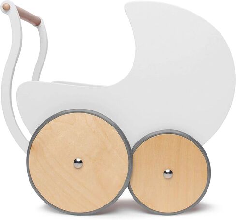 Kinderfeets Pram Walker - Toy Stroller for for Babies, Kids, and Toddlers | Sustainable and Eco-Friendly | 2-in-1 Walker and Stroller Design (Rose) in Saudi Arabia
