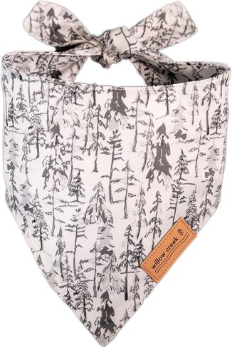 وشاح باندانا لملابس الحيوانات الأليفة من ويلو كريك للكلاب والجراء | عبوة خارجية 2 | نسيج متين مزدوج الطبقات |لطيف وحديث| جميع السلالات | ولد وفتاة | قابل للتعديل صغير وكبير وكبير جدًا (كبير) in Kuwait