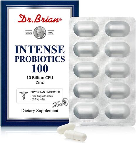 Dr.Brian Probiotics 10 Billion cfu Probiotics for Women Men Adults Constipation Relief Digestive Intestinal Health Immunity System in Kuwait
