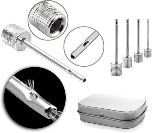 TurnOnSport Basketball Pump Needle - Ball Pump Inflation Needles Pack of 12 - Inflate Pump Needle for Balls - Pump Needle Adaptor Soccer Rugby Football Volleyball Ball - Inflatable Air Pump Needle in Kuwait