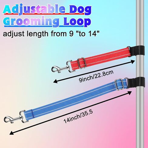 yuepet 5 حزمة الكلب الاستمالة الملحقات الذراع تمديد حزام، قابل للتعديل الكلب الاستمالة حلقة مع قفل المقود للكلاب الاستمالة الجدول مساعد حلاق in Kuwait