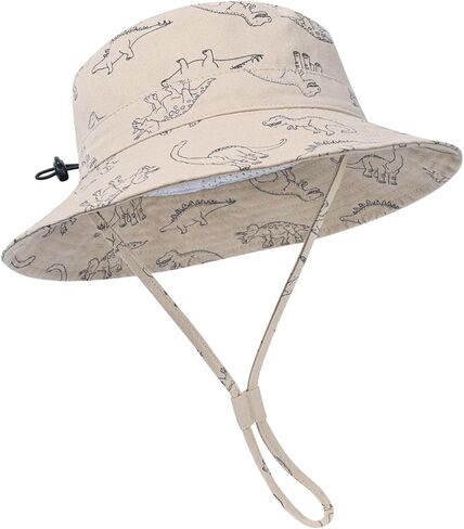 Baby Sun Hat for Boy Girl Toddler,Kids Summer UPF 50+ UV Protection Hat Wide Brim Beach Bucket Cap in Saudi Arabia