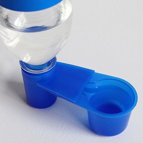 Automatic Bird Drinker Cups 12pcs Pigeon Water Bottle Feeder for Cage(Blue) in Saudi Arabia
