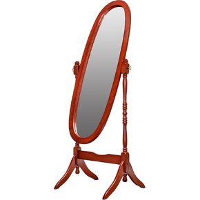 Legacy Decor Swivel Full Length Wood Cheval Floor Mirror In Oak Cherry White New in Kuwait