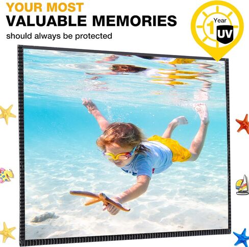 Weewooday 48 Pack Refrigerator Magnet Photo Frame Magnetic Picture Holder with Clear Pocket Fridge Magnetic Picture Frame for Office Cabinet Locker, Black (4 x 6 Inch) in Saudi Arabia