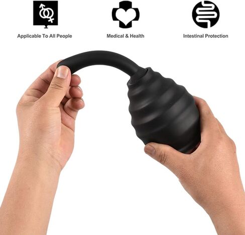 مجموعة لمبة حقنة شرجية، منظف قذر مهبلي أو شرجي قابل لإعادة الاستخدام مع فوهة ناعمة وسلسة، مواد متفوقة للرجال والنساء in Kuwait