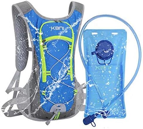 KBNI Hydration Backpack with 2L Water Bladder for Women Men Kids Doing Outdoor Running, Hiking, Camping, Skiing, Cycling in Saudi Arabia