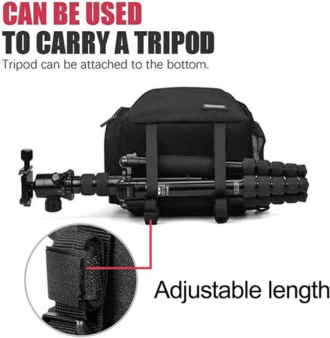 Cwatcun 2-in-1 Sling/Backpack, USB Camera Bag for DSLR/Mirrorless in Saudi Arabia