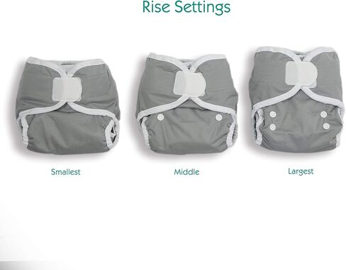 غطاء حفاض قماشي مزدوج راب من ثيرستيز، إغلاق بشريط فيلكرو. حجم ستار جازر (2.7-8.16 كجم) in Kuwait