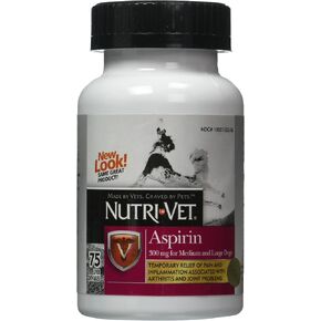 نوتري فيت أسبرين 300 ملغ للمضغ للكلاب المتوسطة والكبيرة، 75 قيراط in Kuwait