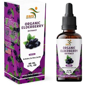 SMSHEALTHPRODUCTS.com قطرات سائلة من نبات البلسان - عضوي، بدون مواد حشو أو مواد رابطة - مكمل صبغة دعم المناعة للبالغين - نباتي، غير معدل وراثيًا، خالي من الغلوتين، صنع في الولايات المتحدة الأمريكية | 2 أونصة سائلة in Kuwait