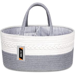 Organizador de pañales para el coche del bebé se destaca por su comodidad y versatilidad,organizador portatil para pañales de tu bebe,bolsa de pañales perfecta para padres en movimiento. (grey) in Saudi Arabia