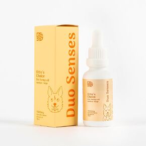 زيت الحيوانات الأليفة الكبير من Duo Senses Otto's Choice - 30 مل، تركيبة طبيعية بالكامل لصحة الحيوانات الأليفة وتهدئة الانزعاج للكلاب والقطط التي يزيد وزنها عن 20 رطل - صُنعت في كندا in Kuwait