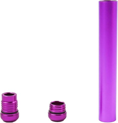 LIGHUFEIC 6 Pack Aluminum Metal Tube Conetainer,4.3 inch Metal Waterproof Storage Tube Container,Pocket-Sized Tube for Traveling in Kuwait