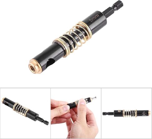 1/4" 5mm Hex Shank Center Drill Bit Hinge Drill Bits Reaming Drilling Wood 1/4inch Hex Shank for Hinges Woodworking(5mm) in Kuwait