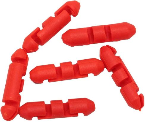 Scotty #2008 Auto Stopper Beads for Braided Line (6-Pack) (Red) in Saudi Arabia