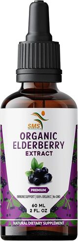 SMSHEALTHPRODUCTS.com قطرات سائلة من نبات البلسان - عضوي، بدون مواد حشو أو مواد رابطة - مكمل صبغة دعم المناعة للبالغين - نباتي، غير معدل وراثيًا، خالي من الغلوتين، صنع في الولايات المتحدة الأمريكية | 2 أونصة سائلة in Kuwait