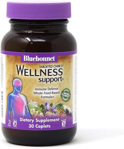 Bluebonnet Nutrition خيار مستهدف لدعم الصحة، تركيبة غذائية كاملة للدفاع المناعي، دعم موسمي، خالي من الصويا، خالي من الغلوتين، موافق للشريعة اليهودية، غير معدل وراثيًا، خالي من منتجات الألبان، نباتي، 30 كبسولة، 15 حصة in Saudi Arabia