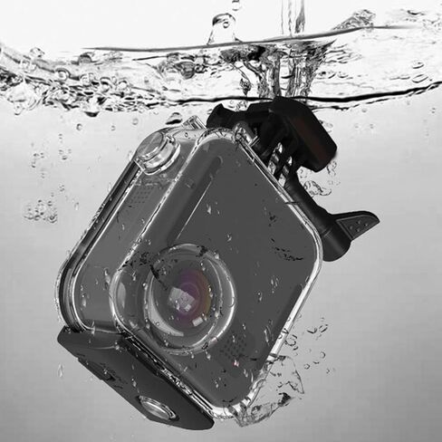 YYOYY Waterproof Case for GoPro MAX Panoramic Action Camera, 20M Depth Adjustable Touch Waterproof Protective Cover Diving Accessory in Kuwait