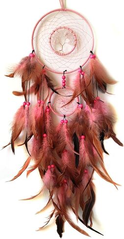 سويوزو شجرة الحياة حلم الماسك الوردي ريشة حلم الماسك ل ديكور غرفة نوم حلم الماسك للهدايا ديكور معلق على الحائط in Kuwait