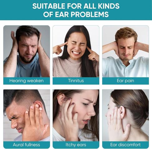 تخفيف طنين الأذن لطنين الأذن - 24 قطعة من رقع تخفيف طنين الأذن العشبية الطبيعية لتخفيف الانزعاج بشكل فعال وتحسين سمع الأذن in Kuwait