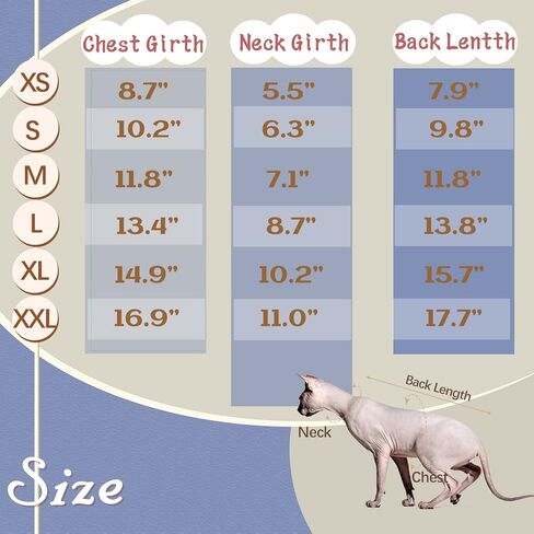 ملابس القطط بدون شعر من Bonaweite لربيع الخريف والشتاء، وبدلة بيجامة للقطط لأبو الهول، وكورنيش ريكس، وديفون ريكس، وبيتربالد... in Kuwait