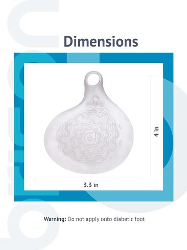 Brison Metatarsal Pads Ball of Foot Cushions for Women and Men Morton's Neuroma Plantar Fasciitis Calluses Metatarsalgia Pinched Nerves - Soft Gel 1/6" Thick - 2 Pairs(4pcs) in Kuwait