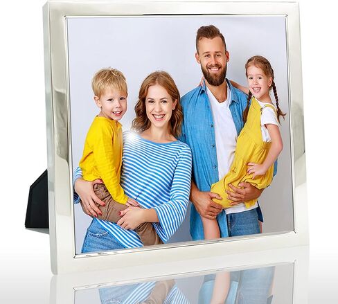 إطار صورة معدني مقاس 11 × 14 من DECANIT يعرض صورًا مقاس 8 × 10 مع حصيرة و11 × 14 بدون حصيرة إطارات صور جدارية مكونة من قطعتين، ذهبي in Saudi Arabia