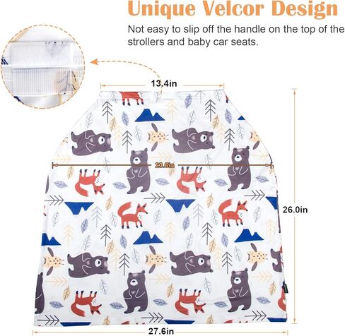 Car Seat Covers for Babies, Nursing Cover for Breastfeeding, Baby Carseat Canopy, Carseat Cover for Boys and Girls, Infant Car Seat Cover, Multiuse Baby Shopping Cart/High Chair/Stroller Covers in Kuwait
