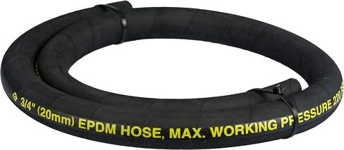 Groz 47520 4' EPDM Inlet Hose, 3/4" ID, with 4' EPDM Suction Hose, For Use with DEF Drum Only in Saudi Arabia