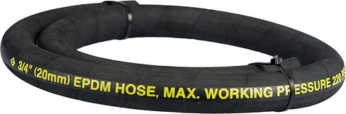 Groz 47520 4' EPDM Inlet Hose, 3/4" ID, with 4' EPDM Suction Hose, For Use with DEF Drum Only in Saudi Arabia