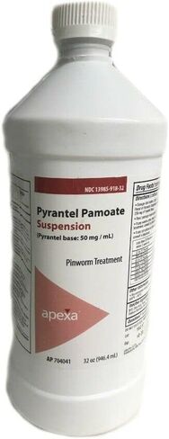 Apexa Pyrantel Pamoate Suspension, 50mg/mL, 32 Ounce in Saudi Arabia
