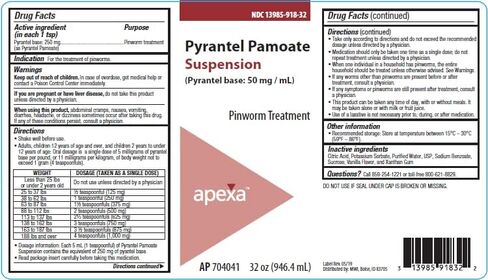 Apexa Pyrantel Pamoate Suspension, 50mg/mL, 32 Ounce in Saudi Arabia