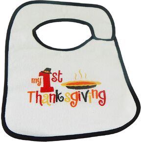 Hello Baby Wonder Baby's First Thanksgiving Bib - 1pk, Multicolor, One Size in Kuwait