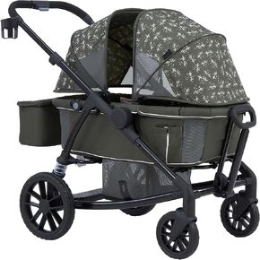 Pamo Babe All-Terrain Wagon Stroller Tandem Stroller (Brown) in Kuwait
