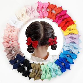 24 قطعة/12 زوج من مشابك الشعر المخملية للبنات 10.16 سم مشابك شعر التمساح ملحقات الشعر للأطفال والبنات والمراهقين in Kuwait