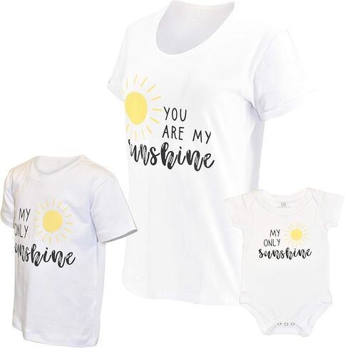 Unique Baby Mommy and Me Shirts You are My Sunshine in Saudi Arabia