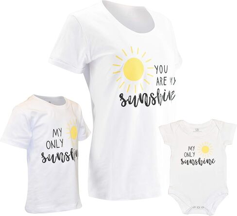 Unique Baby Mommy and Me Shirts You are My Sunshine in Saudi Arabia