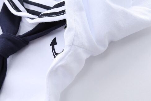Mud Kingdom Baby Boy Rompers with Hat Uniform Nautical 2 Piece Set Bodysuit in Saudi Arabia