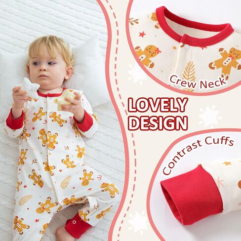 Zanie Kids Baby Boy Romper ملابس قطنية بأكمام طويلة لحديثي الولادة لربيع الخريف والشتاء in Kuwait