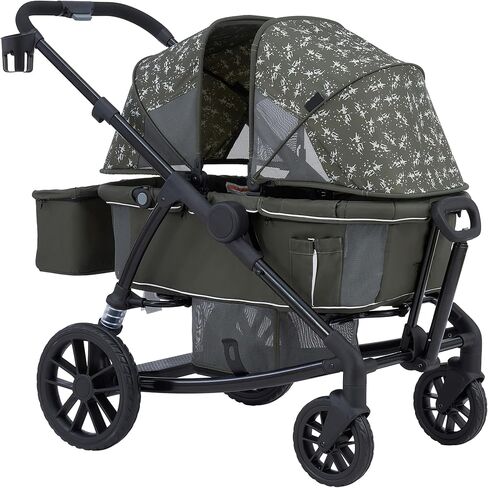 Pamo Babe All-Terrain Wagon Stroller Tandem Stroller (Brown) in Kuwait